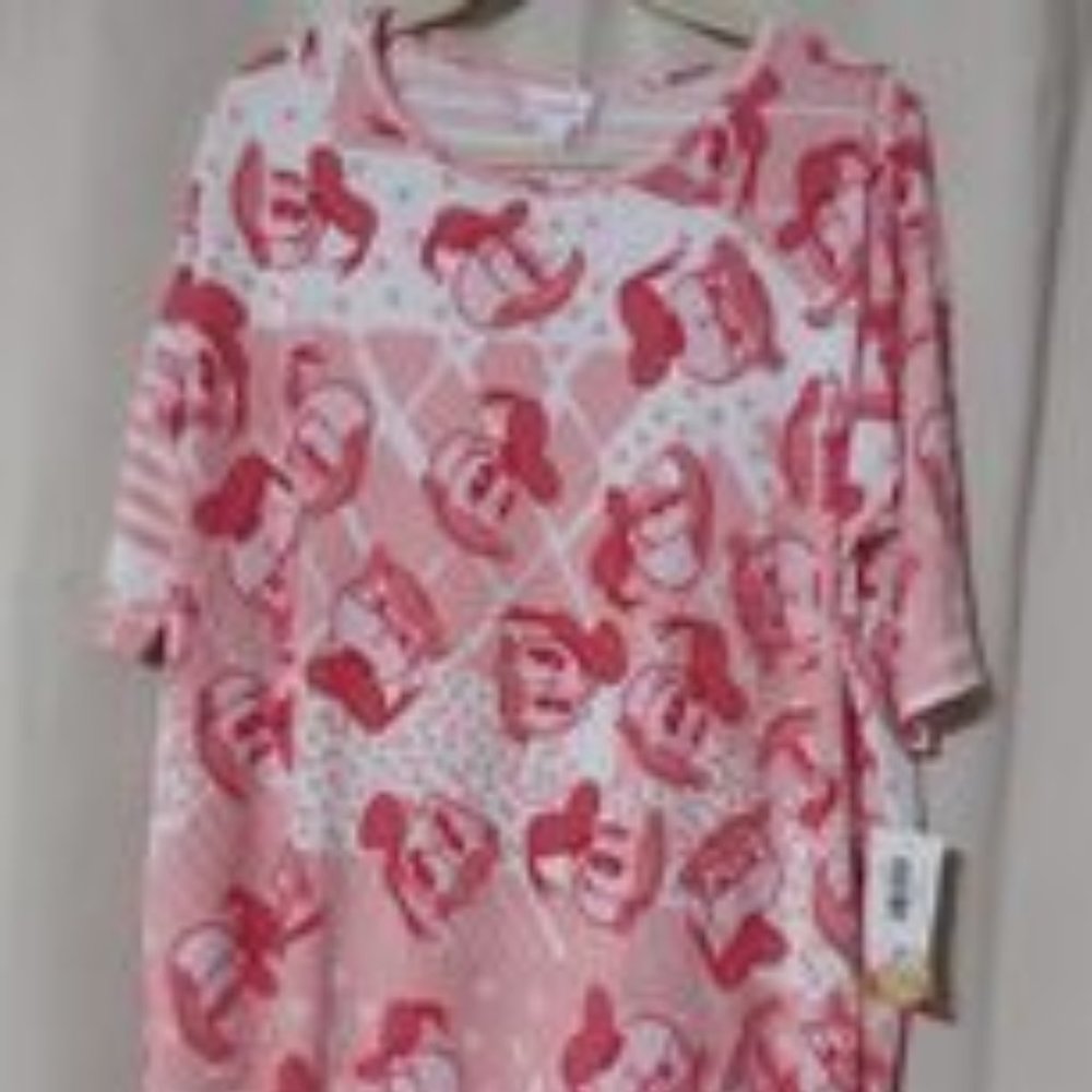 NWT Lularoe Disney Donald Duck Irma, L